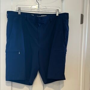 IZOD Men's Navy Cargo Shorts